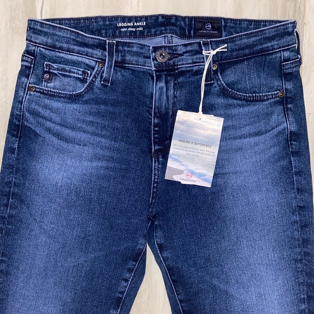 AG Adriano Goldschmied Super Skinny Ankle, Style: EMP1389, 27Rx28, NWT $198 MSRP - Picture 12 of 13